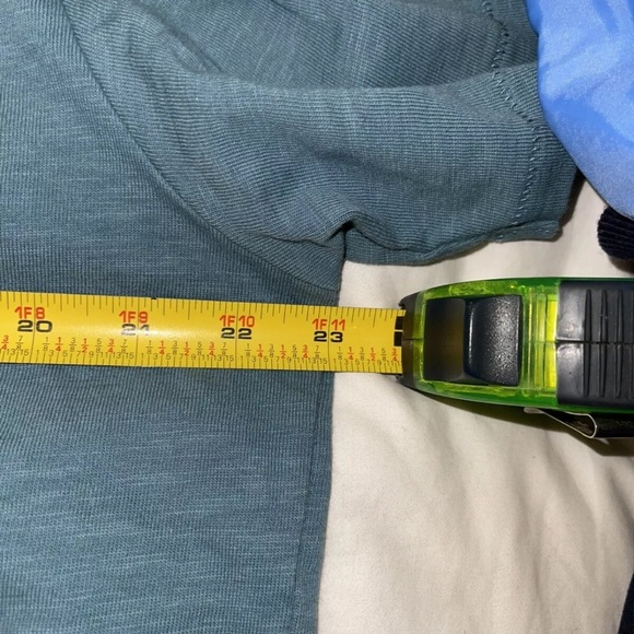 Rag & Bone New York Standard Issue Polo Shirt XL Blue Solid Short Sleeve Men's - Picture 5 of 7